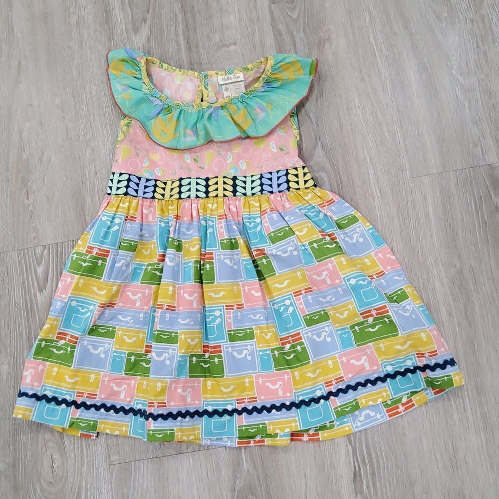 MATILDA JANE Wonderful Parade Lemonade trellis top Girls size 8